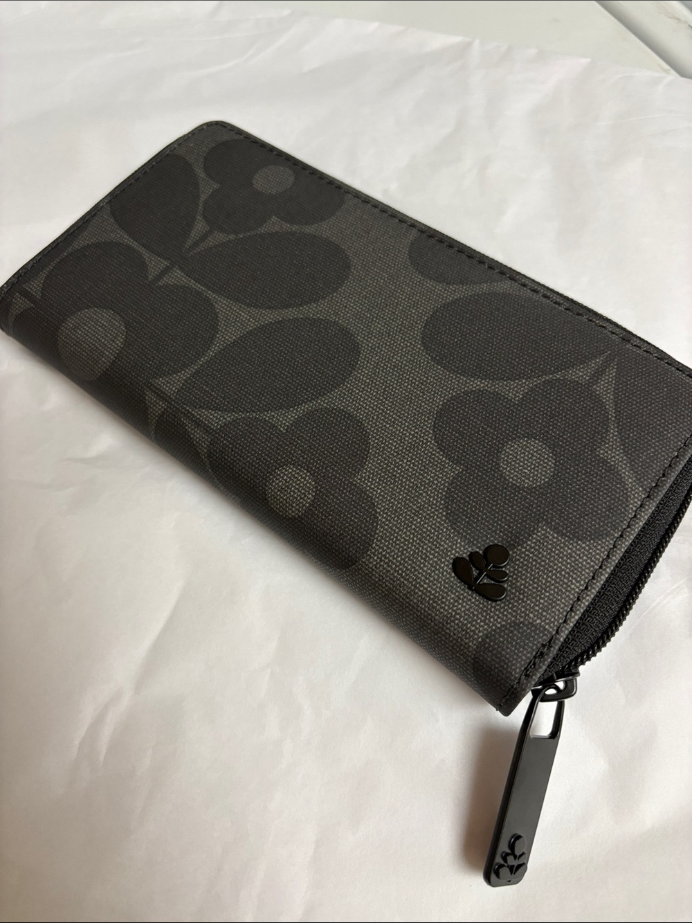 Orla Kiely 2 part zip wallet